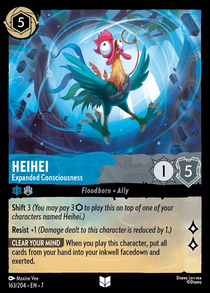 Carta HeiHei - Expanded Consciousness del set Archazia's Island