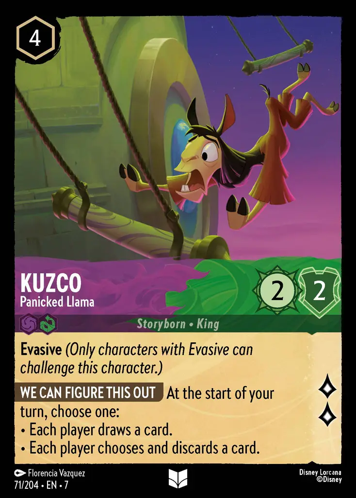 Kuzco - Panicked Llama
