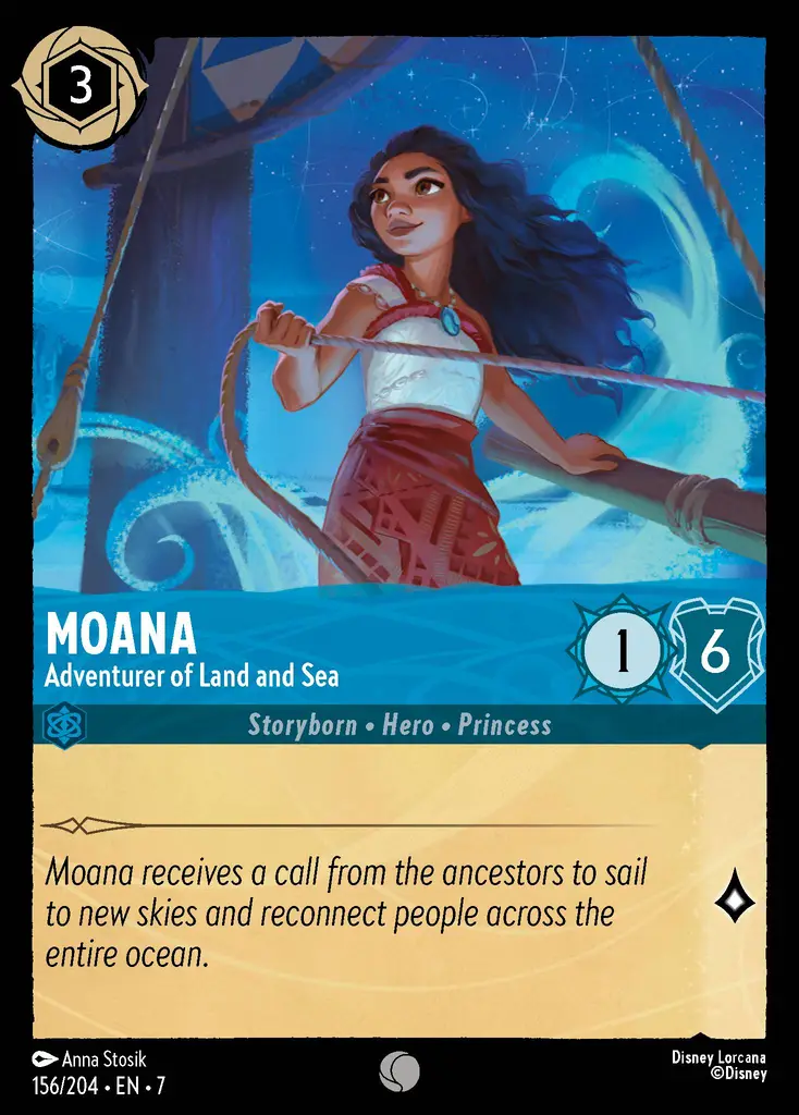 Carta Moana - Adventurer of Land and Sea del set Archazia's Island