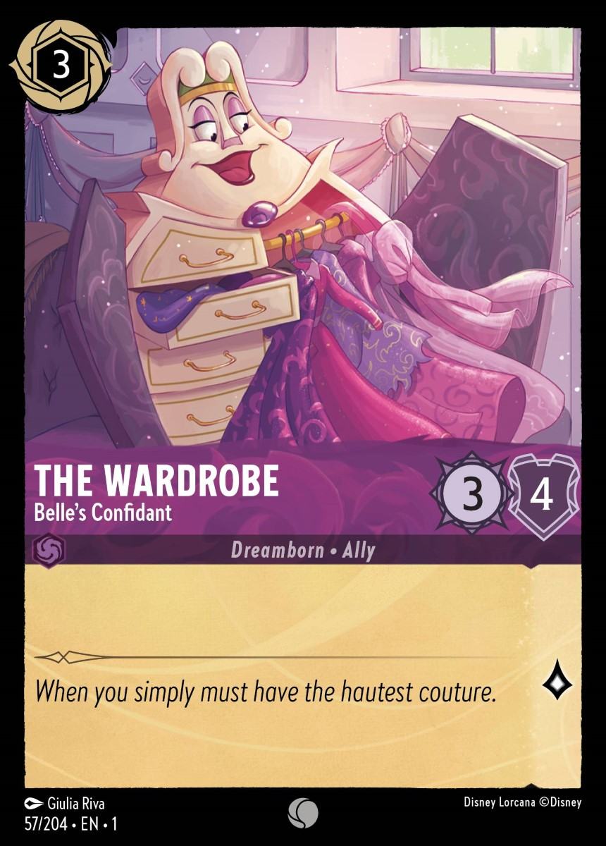 Carta The Wardrobe - Belle's Confidant del set The First Chapter