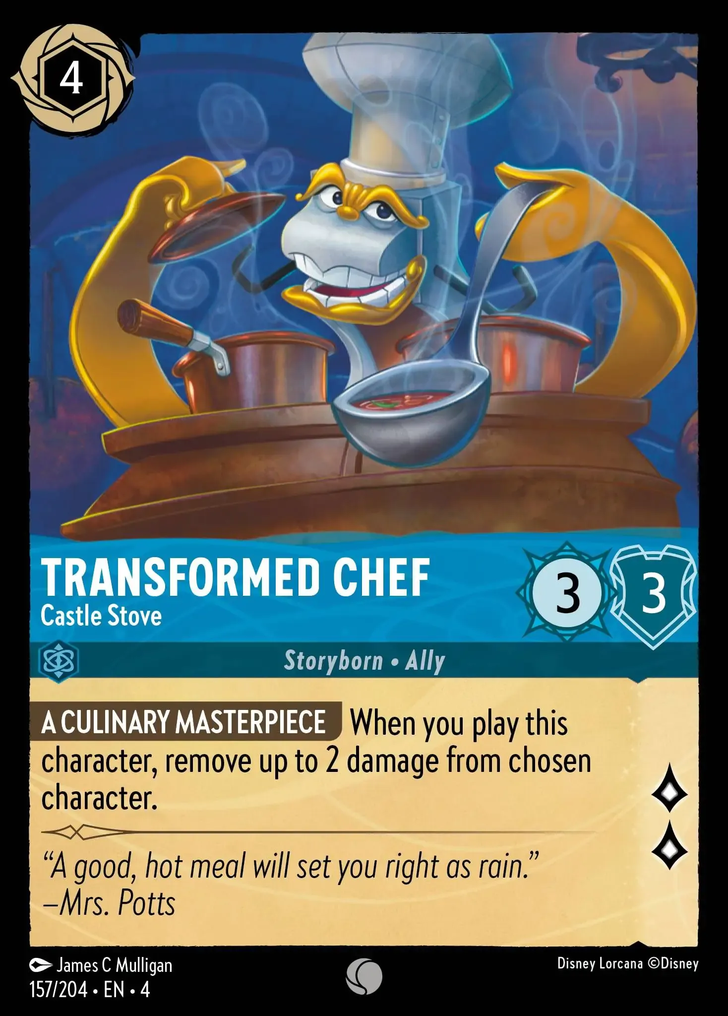 Carta Transformed Chef - Castle Stove del set Ursula's Return