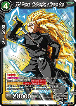 SS3 Trunks, Challenging a Demon God