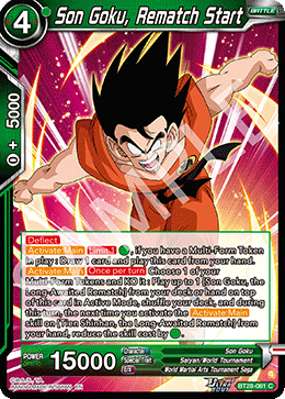 Son Goku, Rematch Start
