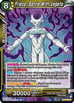 Frieza, Battle With Vegeta