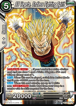 SS Vegeta, Endless Fighting Spirit