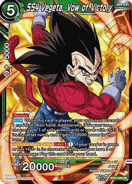 SS4 Vegeta, Vow of Victory