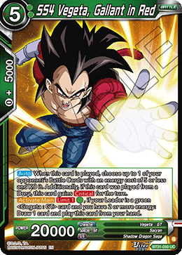 SS4 Vegeta, Gallant in Red