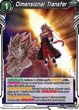 Dimensional Transfer